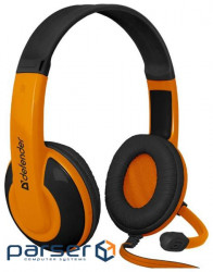 Навушники Defender Warhead G-120 Black-Orange (64099)