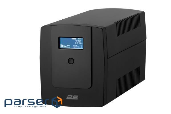 ДБЖ 2E DD1500, 1500VA/900W, LCD,USB, 3xSchuko (2E-DD1500)
