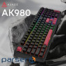 Клавіатура Ajazz AK980 Red Switch (AK980-R-BR) Black