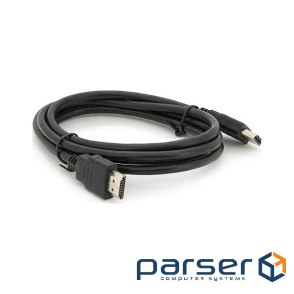 Кабель мультимедійний HDMI to HDMI 1.5m v1.4, OD-7.5mm Merlion (YT-HDMI(M)/(M)HS-1.5m)
