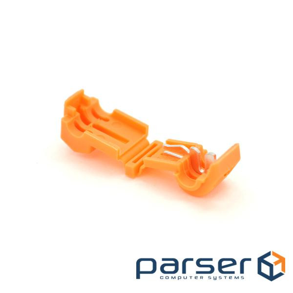 Клеми T5-образні обжимні швидкого монтажу, 4.0-6.0мм2, 24A, Orange (HS-T5) 2, 24A, Orange (HS-T5)