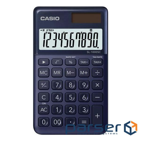 Калькулятор Casio SL-1000SC-NY-W-EP, темно-синій (CALC-CAS-SL-1000SC-N)