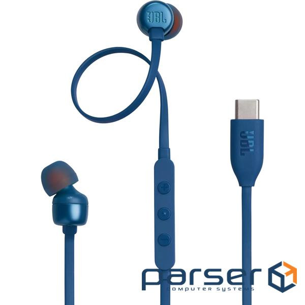 Навушники JBL Tune 310C USB-C Blue (JBLT310CBLU)