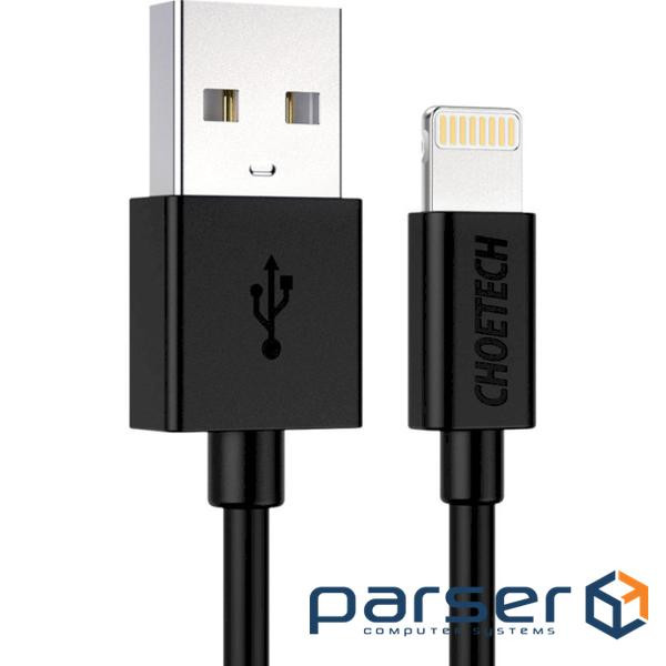 Cable CHOETECH IP0026 MFI USB-A to Lightning Cable 1.2m Black (IP0026-BK)