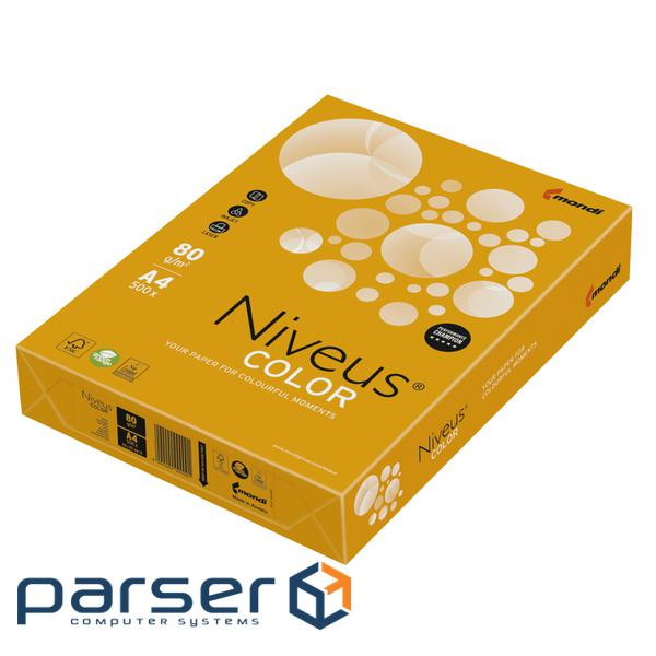 Папір Mondi Niveus COLOR NEON Orange A4, 80g, 500sh (A4.80.NVN.NEOOR.500)