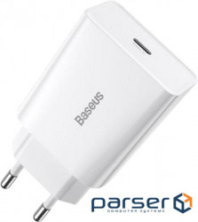 Зарядний пристрій BASEUS Speed Mini Quick Charger 1C 20W White (CCFS-SN02)