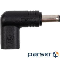 Адаптер PowerPlant USB Type-C на DC 6.0x3.7 мм (для Dell) (CC360666)