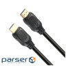 Кабель HDMI (M) - HDMI (M), 10 м, Black, ColorWay, V2.0, 4K / 60 Гц (CW-CBHD081-BK)
