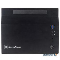 Silverstone Case SG06BB-LITE Mini-DTX/Mini-ITX 1x3.5" 1x2.5" Black SFX Power supply Retail