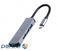 Концентратор Cablexpert USB-C to 1 х USB 3.1 Gen1 (5 Gbps), 3 х USB 2.0 (UHB-CM-U3P1U2P3-01)