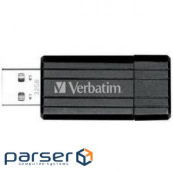 Flash Drive 32G USB3.0 Verbatim STORE"N"GO PINSTRIPE BLACK (49317)