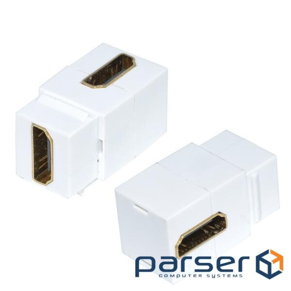 Перехідник моніторний Lucom HDMI F/F (Keystone), адаптер 90 у бік (62.09.8134-1)