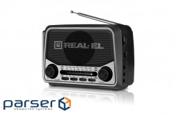 Радіоприймач REAL-EL X-525 Gray (EL121800004)