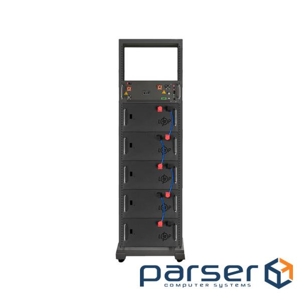 Аккумулятор LP LiFePO4 Battery HVM 256V 230Ah (58880 Wh) BMS 125А AB Lrack black (41926)