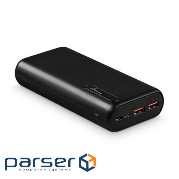 Пристрій живлення MediaRange Mobile charger Powerbank 20.000mAh with battery level LCD black (MR756