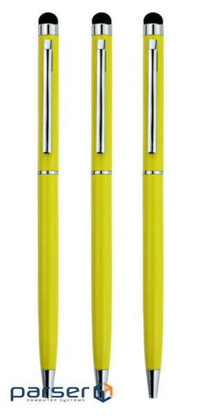 Stylus - pen for capacitive screens, yellow (set of 3 pcs .) (S0536x3)