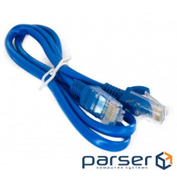 Патч-корд 0.5 м, UTP, Blue, Extradigital, литий, RJ45, кат.5е (KBP1765)