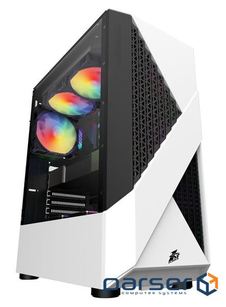 Корпус 1stPlayer F3-A-4F1 White 600W (F3-A-4F1-WH&PS-600FK)