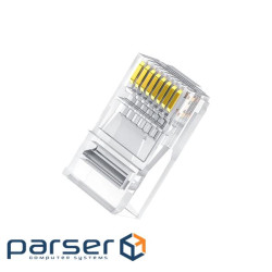 Конектор RJ45 cat.6 UTP, NW120, 100 шт упаковка, Transparent Ugreen (60558)