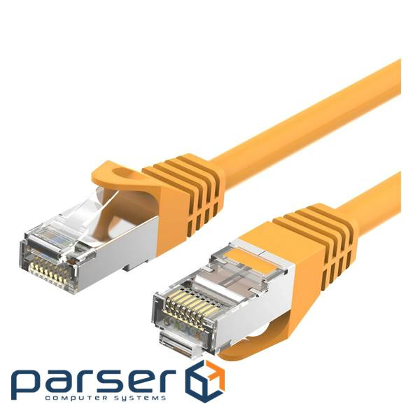 Патч-корд 0.5м, RJ-45 cat 6a S/FTP yellow Vention (VPC6SSTP-Y050)