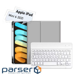 Чохол до планшета BeCover with keyboard Apple iPad Mini 6 2021 Gray (712988)