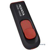 USB флеш накопичувач A-DATA 64GB C008 Black + Red USB 2.0 (AC008-64G-RKD)