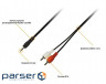 Кабель Piko AUX 3.5mm M-2xRCA F, 1.5м Black (1283126473890)