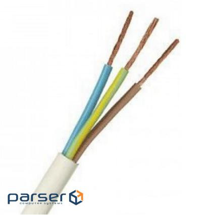 Кабель Одескабель ПВСн 2 * 2,5 + 1 * 2,5 ціна за метр (бух.100м) білий (5223 100м)