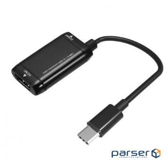 Конвертер Type C MHL на HDMI (для телевізора), Black, OEM (MH-Type C MHL-HDMI / BO) ), Black, OEM (MH-Type C MHL-HDMI / BO)