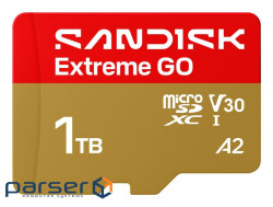 Карта пам"яті SANDISK Extreme GO SDXC 1TB UHS-I V30 A2 (SDSQXGN-1T00-GN6MN)