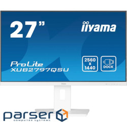 27" 16:9 IPS РК монітор, 2560х1440, 1 мс (MPRT), 1 00 Гц, 300 кд/м2, Adaptive Sync, (XUB2797QSU-W2
