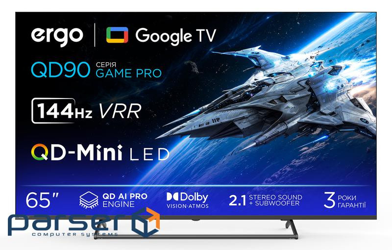 Телевізор ERGO 65MQD90 Game PRO рідкокристалічний