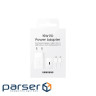Зарядний пристрій Samsung USB-С 15W White + Cable USB-C 1m (EP-T1510XWEGEU)