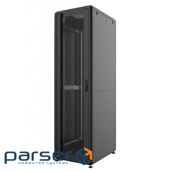 Шафа настінна Mirsan GTS 19" 46U 600x1000, RAL 9005 (MR.GTS46U61DE.01)