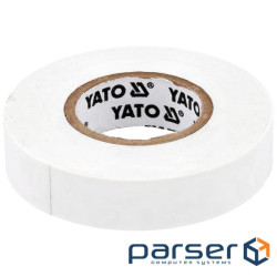 Ізоляційна стрічка Yato 15 ММ X 20 М X 0,13 ММ, біла (YT-81596)