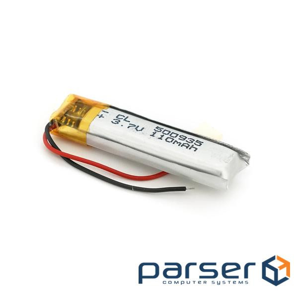 Літій-полімерний акумулятор 5*09*35mm (Li-ion 3.7В 110мА&middot,год) (500935) ) (500935)