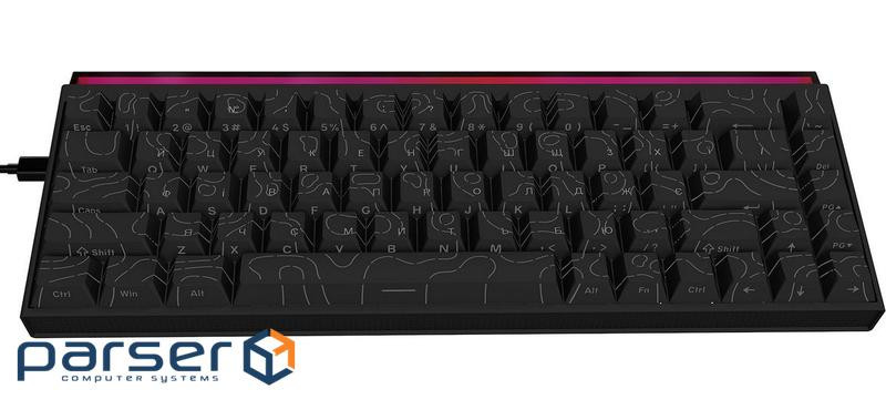 Клавіатура Ajazz NK68 Red Switch (NK68-R-S-B) Black