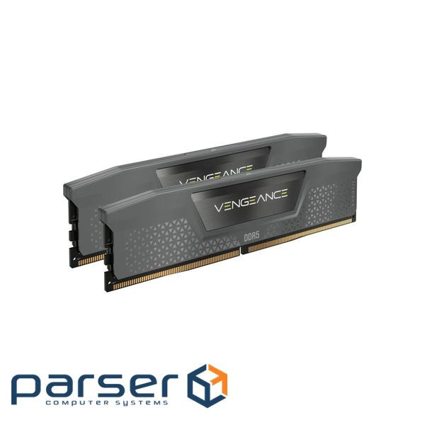Модуль пам'яті CORSAIR Vengeance DDR5 6000MHz 96GB Kit 2x48GB Gray (CMK96GX5M2B6000Z30)