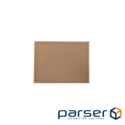 Офисная доска H-Tone пробковая 40х60 см, деревянная рамка (BOARD-HT-JJ411312-2)