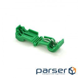 T-shaped crimp terminals for quick installation, 0.5-1.0 mm 2, 10A, Green (HS-878006)