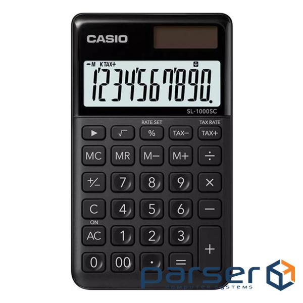 Калькулятор Casio SL-1000SC-BK-W-EP, чорний (CALC-CAS-SL-1000SC-B)