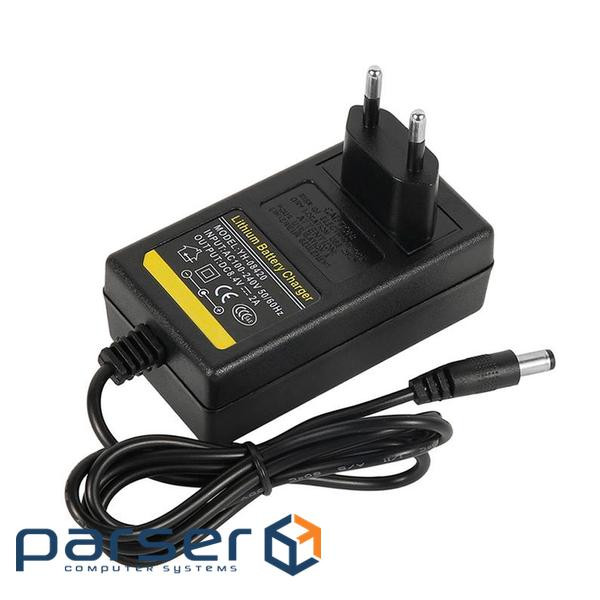 Зарядний пристрій для літієвих акумуляторів 8.4V 2A, штекер 5,5х2,5мм, BOX (YH-08420) , BOX (YH-08420)