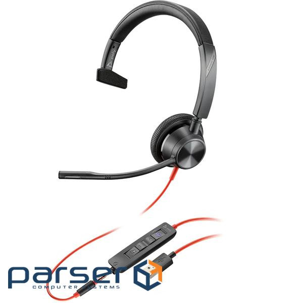 Навушники Poly BlackWire C3315-M USB-A HS Mono (76J13AA)