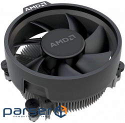 Кулер для процессора AMD Wraith Stealth, алюминий, 1x92 мм, для AMD AM4, до 65 Вт (712-000052)