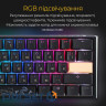 Клавіатура Ducky One 3 Mini Cherry MX Silent Red RGB UA USB Black (DKON2161ST-SUAPXCLAWSC1)