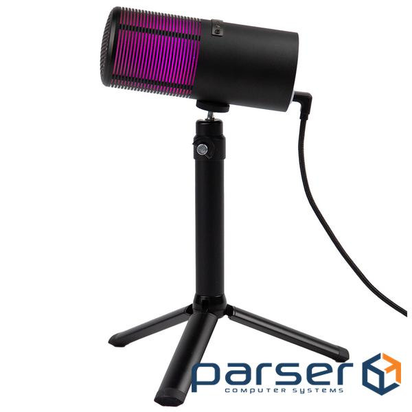 Мікрофон Thronmax Pulse Pro M8P, Black, USB, 3.5 мм jack, конденсаторний, RGB підсвічу (M8PTHRONMAX)
