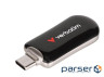 Флеш-накопичувач Verbatim Plectra USB-C чорний 128 ГБ (USB 3.2 Gen 1) (30225)
