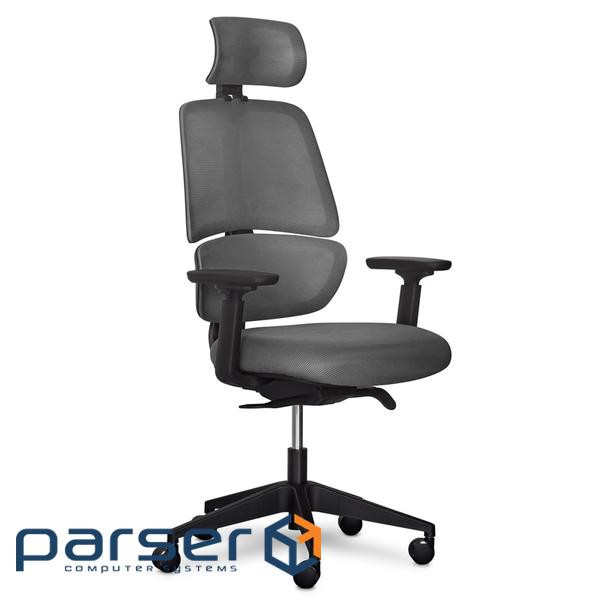 Офісне крісло Mealux Leo Air Plus Dark Grey (Y-546 KBG)