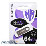 Флеш-накопичувач USB3.0 64GB Hi-Rali Shuttle Series Silver (HI-64GB3SHSL)