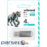 Флешка WIBRAND Cougar 4GB USB2.0 Silver (WI2.0/CU4P1S)